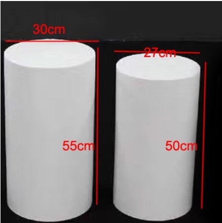 Wedding Cylinder Pedestal Display for cake and food Art Decor Metal Pillars for DIY Wedding Decoration Event Supply