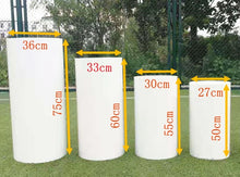 Load image into Gallery viewer, Wedding Cylinder Pedestal Display for cake and food Art Decor Metal Pillars for DIY Wedding Decoration Event Supply
