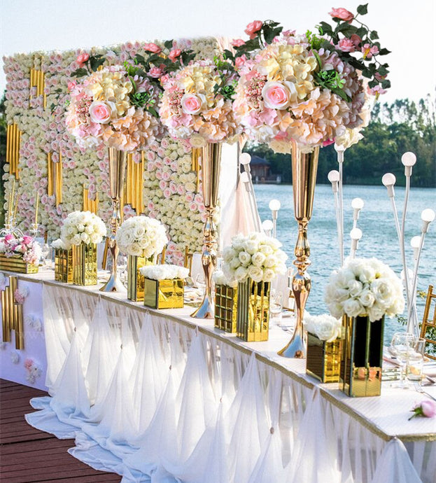 wedding T-stage centerpiece aisle road lead table decor flower vase display wedding decoration home furnishing flower stand 88cm