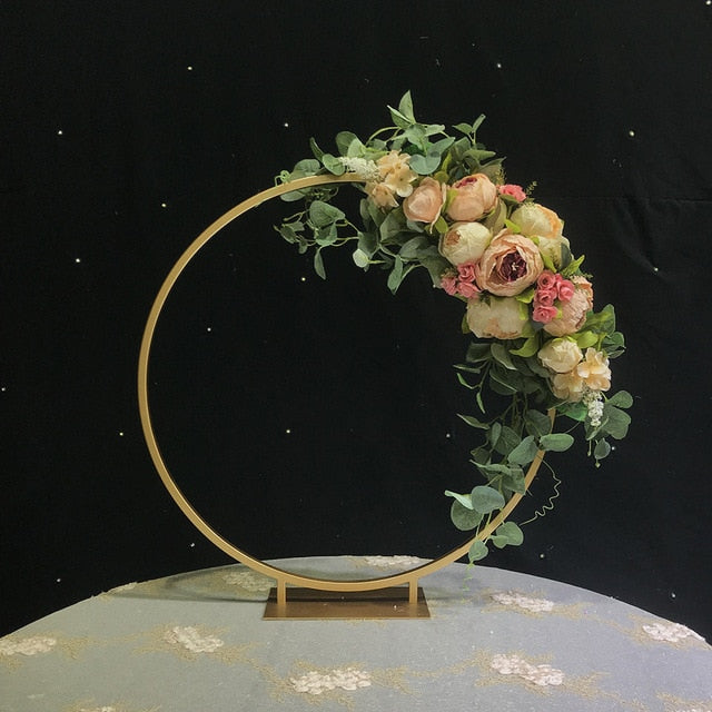 10pcs/lot Artificial Rose Flower Without Arch Or with arch For Wedding decoration