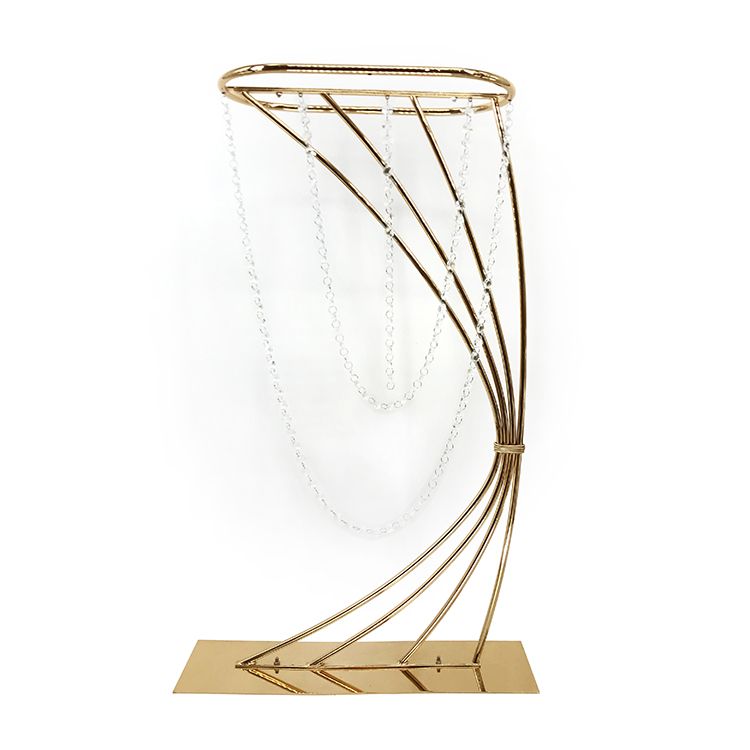 5pcs 32'' Tall Wedding Decoration Gold Metal Flower Stand Table Centerpiece designs Home Decor wedding centerpieces