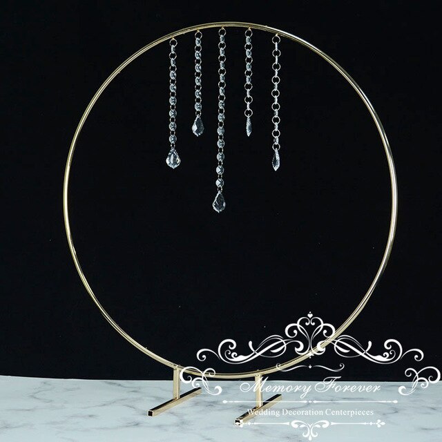 10PCS metal wedding arch circle centerpiece wedding arch wedding decor flower stand iron arch
