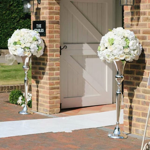 12pcs )new 90cm tall Beautiful wedding centerpiece backdrop metal flower arrangment floral stand for flower decoration senyu1386