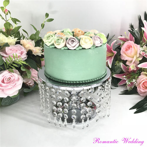 10pcs/lot Romantic Wedding Crystal Bead Cup Cake Stand Drops Metal Racks  for Wedding Party Event Usage