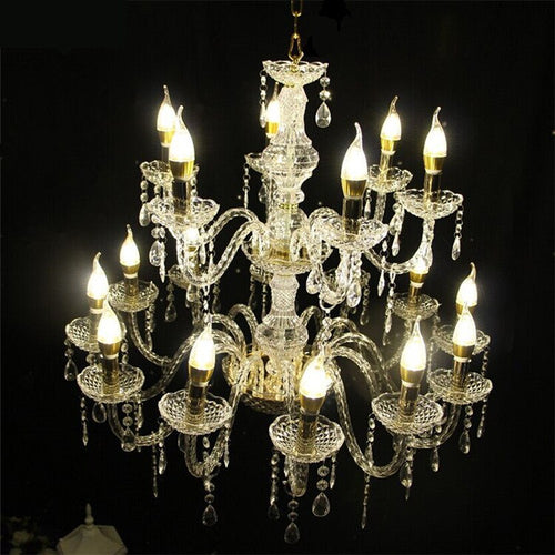 New Wedding Props of European Chandelier with Wrought Iron Acrylic Crystal