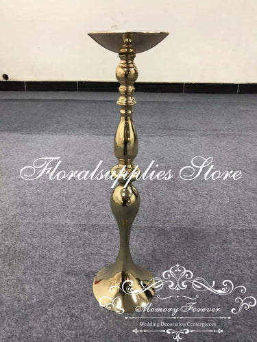65cm Tall Metal Candle Holder Stand  Candlestick Event Road Lead Flower Vase Rack Wedding Party Dinner Event Centerpiece