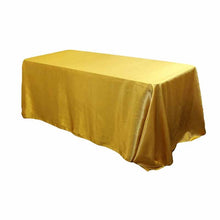 Load image into Gallery viewer, 10pcs/ Pack 90 x 132 inch Rectangular 228cm x 335cm Satin Tablecloth Table Cover For Wedding Party Restaurant Banquet Decoration