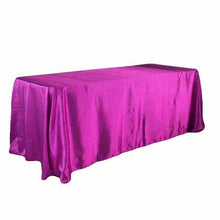 Load image into Gallery viewer, 10pcs/ Pack 90 x 132 inch Rectangular 228cm x 335cm Satin Tablecloth Table Cover For Wedding Party Restaurant Banquet Decoration