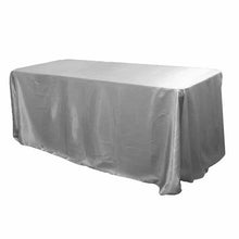 Load image into Gallery viewer, 10pcs/ Pack 90 x 132 inch Rectangular 228cm x 335cm Satin Tablecloth Table Cover For Wedding Party Restaurant Banquet Decoration