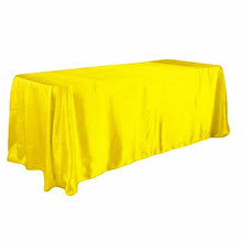 Load image into Gallery viewer, 10pcs/ Pack 90 x 132 inch Rectangular 228cm x 335cm Satin Tablecloth Table Cover For Wedding Party Restaurant Banquet Decoration