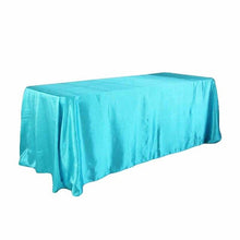 Load image into Gallery viewer, 10pcs/ Pack 90 x 132 inch Rectangular 228cm x 335cm Satin Tablecloth Table Cover For Wedding Party Restaurant Banquet Decoration