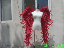 Load image into Gallery viewer, big red purple black Angel wings Model stage show catwalk Game shooting large props feather series creative Gift